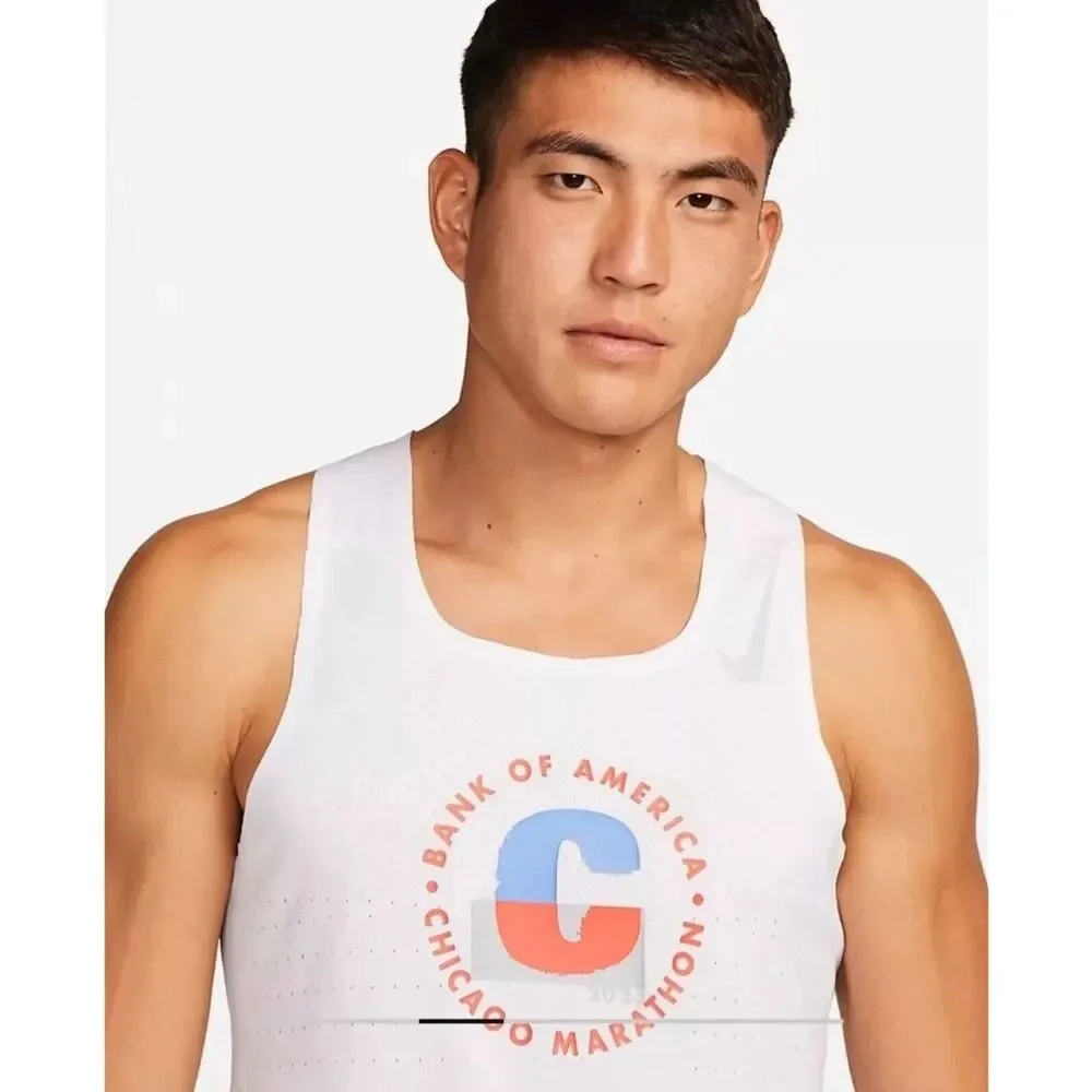 Nike Dri-FIT ADV 2023 BOA Chicago Marathon AeroSwift Singlet Men's XXL FD2692